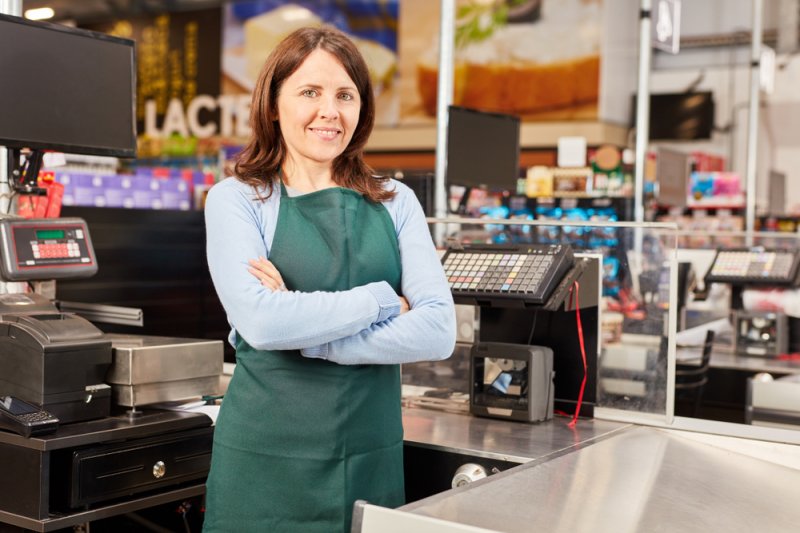 Lady at a cashpoint | Martec International